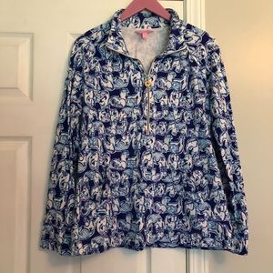 Lilly Pulitzer Elephant Popover Sz. Medium